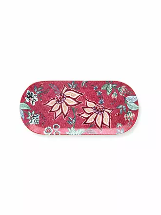 PIP STUDIO | Platte oval 33,3x15cm Flower Festival Dark Pink | 